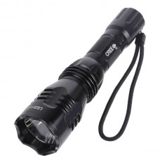 UltraFire Y3 Cree XR-E Q5 5-Mode 270LM LED Waterproof Flashlight with Strap (1 x 18650)- White