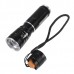 SMALL ZY-084 SUN 3-Mode CREE Q3 Zoomable Torch Flashlight-Black