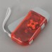 Hand-Pressing Flashlight Battery Free Torch with Electricity Generate Function-Red