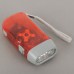 Hand-Pressing Flashlight Battery Free Torch with Electricity Generate Function-Red