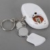 120DB Loudly Personal Alarm Elderly Alarm Lady Alarm  2- in-1 Safe Football-White