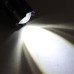 Retractable 1-LED White Light Zoom Headlight Head Lamp- Black