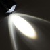 Retractable 1-LED White Light Zoom Headlight Head Lamp- Black