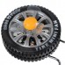 Portable USB Tire Fan Mini USB Tire Fan Rechargeable Wheel Fan-Black