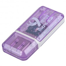 Heyu Cute Multi-function Micro SD Card Reader 480mb/s-Purple