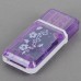 Heyu Cute Multi-function Micro SD Card Reader 480mb/s-Purple
