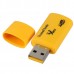 Heyu Mini USB 2.0 Micro SD Card TF SDHC Card Reader-Yellow