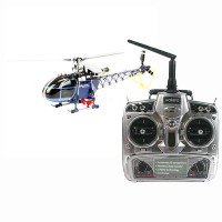 Walkera 3-axis Flybarless 4F200LM RC Helicopter Blue with WK2603 Radio Transmitter