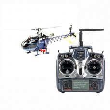 Walkera 3-axis Flybarless 4F200LM RC Helicopter Blue with WK2801 Radio Transmitter