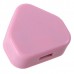 BS British Standard AC Power Travel Adapter Plug with USB Port-Pink