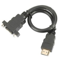 HDMI Male to Female Extension Cable 30cm Length