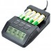 BM100 Intelligent Digital Battery Charger for 4  AA AAA Rechargeable Batteries