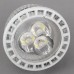 GU10 Base 3W 3 LEDs White Led Lamp Spot Light 270-300lm Bulb