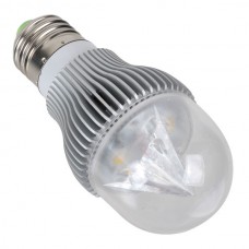 E27 3 LEDs 3W Light Bulb 270-300lm LED Light Lamp-White