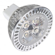 MR16 4W 4-LED 6500K 300-Lumen Light Bulb - White (12V)