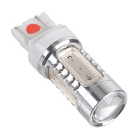 T20 9V-30V High Power 7.5W LED Backup Reverse Light with Optical Glass Convex lens -Red