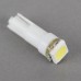 Car T5 5050 SMD Dashboard White 1-LED Bulbs Light Lamp 12V