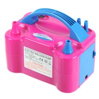 650W Portable Two Nozzle Electric Balloon Air Pressure Pump For Party