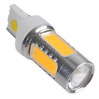 T20 9V-30V High Power 7.5W LED Backup Reverse Light with Optical Glass Convex lens -Yellow