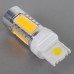 T20 9V-30V High Power 7.5W LED Backup Reverse Light with Optical Glass Convex lens -Yellow