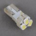 Car T5 3020 SMD Dashboard White 3-LED Bulbs Light Lamp 12V