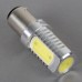 1157 S25 6W 9V-18V High Power White Car Brake Stop Light Bulb Lamp