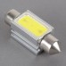 36mm 1.5W High Power LED Festoon Dome Car Interior Light White Super Bright