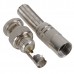 BNC Connectors Male Soldering Head with Spring 10-Pack