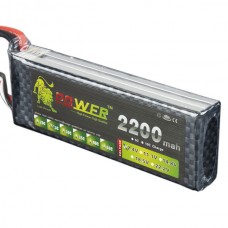 High Power LION 7.4V 2200M 25C Rechargeable Polymer Lithium Battery