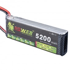 High Power LION 7.4V 5200MAH 30C Rechargeable Polymer Lithium Battery