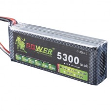 High Power LION 7.4V 5300M 40C Rechargeable Polymer Lithium Battery