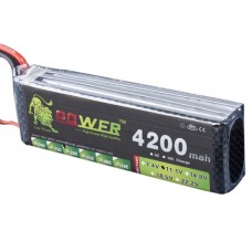 High Power LION 11.1V 4200MAH 30C Rechargeable Polymer Lithium Battery