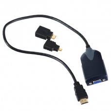 HDMI to VGA Cable Adapter Male Cable Adapter Plug-and-Play HD2135