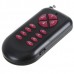 11 Buttons Wireless RF Remote Controller-Black with Red Keys