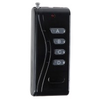 4CH Wireless RF Remote Control 315MHz for Home Appliance-Black
