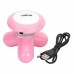 USB / 3 x AAA Powered Vibrating Muscles Electric Massager - Pink