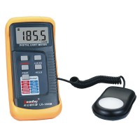 LX1330B Digital LCD 4-Range Light Level Meter 200,000 Lux Foot Candle Photo