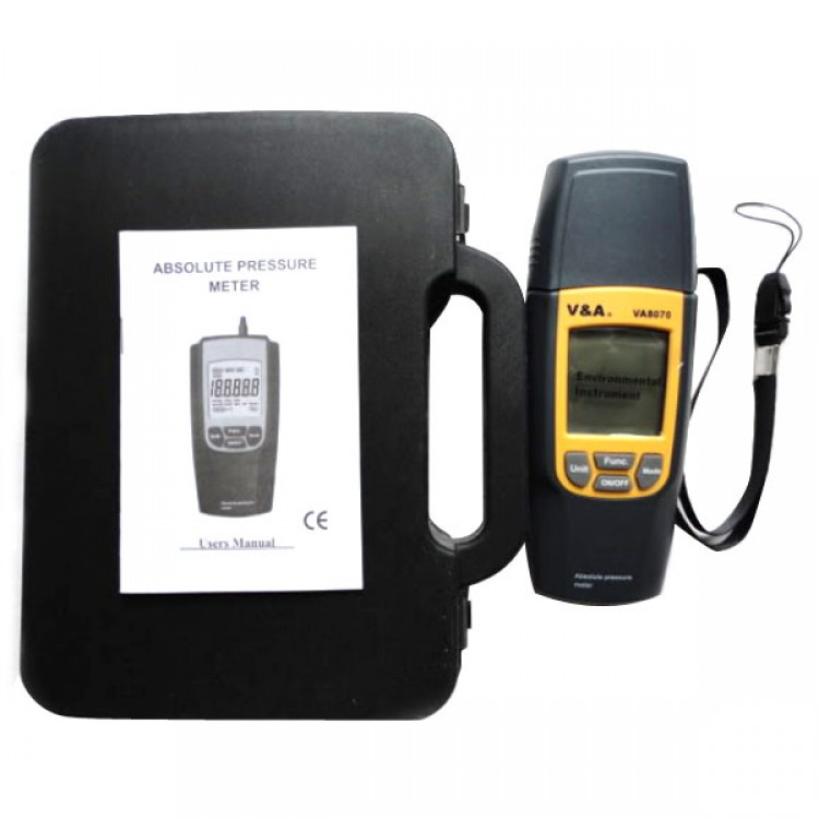 Absolute Pressure Meter with 8units Pa hPa mbar VA8070 Free Shipping