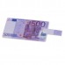 Euro Cash Design Credit Card Sized USB Flash Driver -4GB