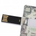 America Cash Credit Card Sized USB Flash Driver -4GB