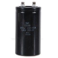 3300uF 200V Surge 85 Centigrade Aluminum Electrolytic Capacitor