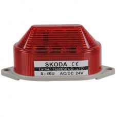 Skoda Marning Signal Light LED Revoiving Steady Lamp 24VDC Red