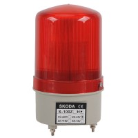 Skoda Marning Signal Light LED High-tech Turn Steady Light with Buzzer 24VDC Red