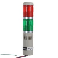 Skoda LTE Bulb Flashing Tower Lamp Rod Series with Beep STP5-24VDC Red+Green