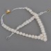 White Pearl Necklace Bracelets Set Elegant Jewelry