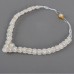 White Pearl Necklace Bracelets Set Elegant Jewelry