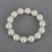 White Pearl Necklace Bracelets Earrings Set Jewelry