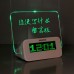 High Star Plastic Frame Glowing LED Message Writing Board with Alarm