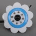 Flower Design Baby Monitor with Night Vision and AV OUT Blue