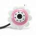 Flower Design Baby Monitor with Night Vision and AV OUT- Pink